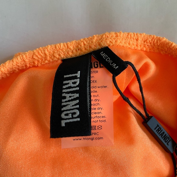 Triangl Orange Bikini High Waisted Bottoms - Picture 3 of 3